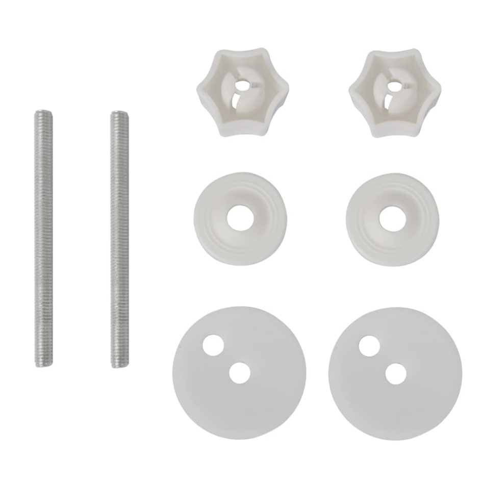 Asientos de inodoro con tapas de cierre suave 2 uds MDF