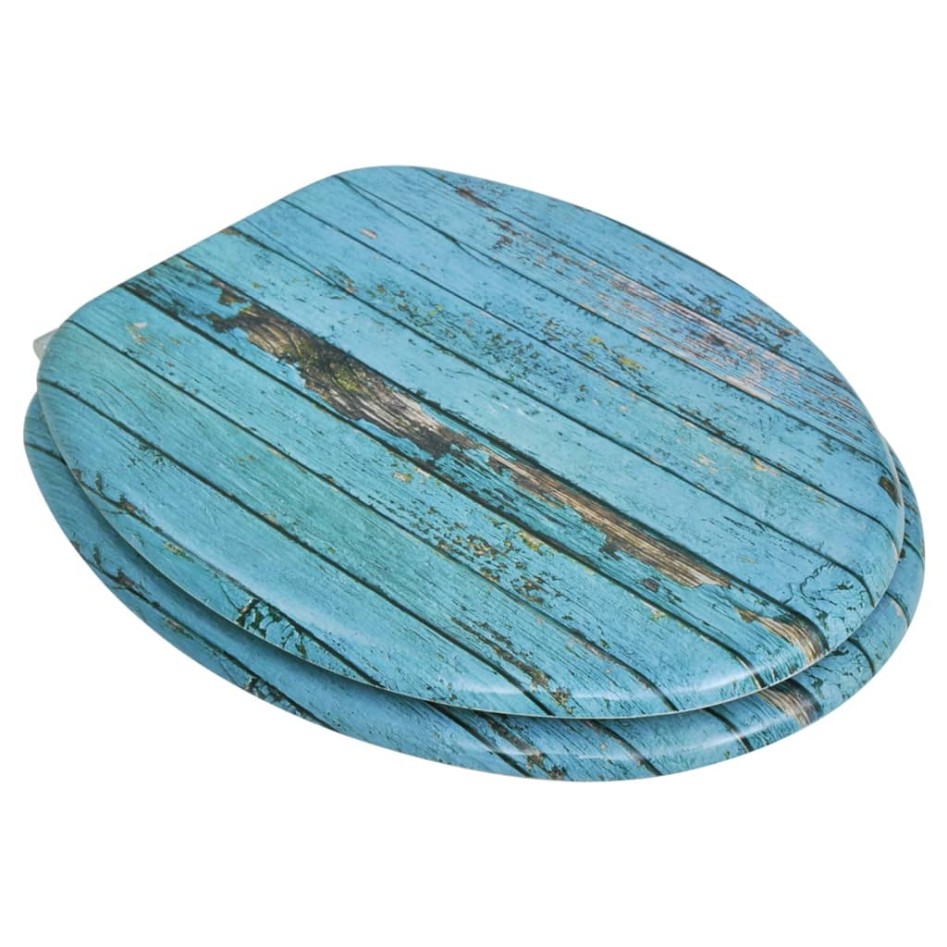 Asientos inodoro tapas 2 uds MDF madera