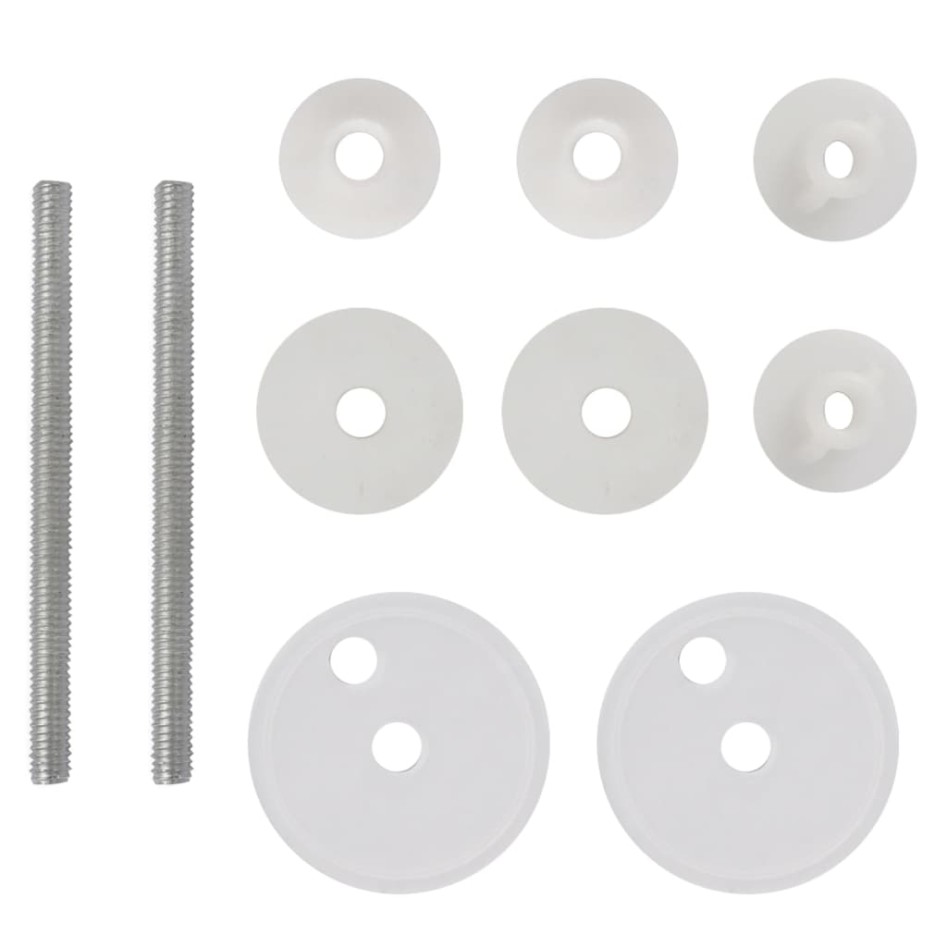 Asientos inodoro tapas 2 uds MDF madera