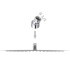 Cabezal de ducha efecto lluvia 2 pzs acero inoxidable 30x40