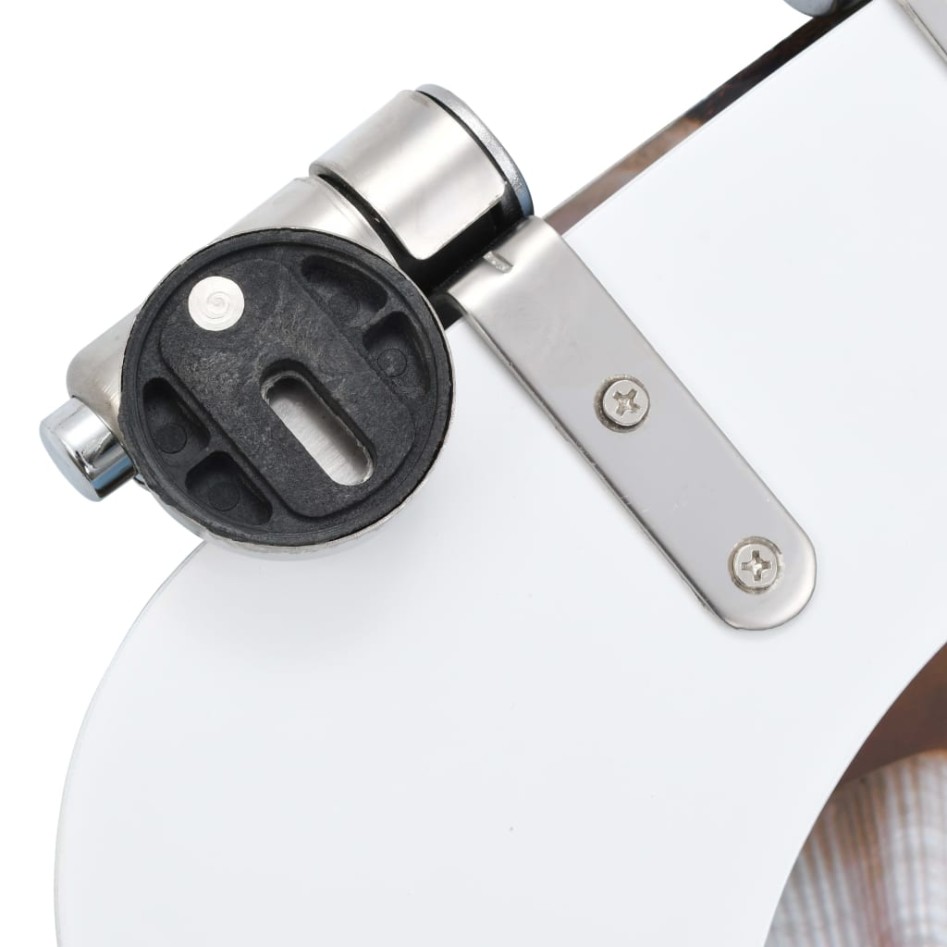 Asiento inodoro WC 2 uds tapa de cierre suave MDF diseño