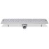 Desagüe ducha lineal 2 pzs burbuja 630x140 mm acero