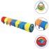 Túnel de juegos niños con 250 bolas poliéster multicolor 245
