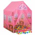 Tienda de juegos para niños con 250 bolas rosa 69x94x104