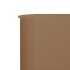 Paravientos de 5 paneles tela gris taupe 600x120