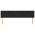 Cabeceros 2 unidades de terciopelo negro 100x5x78/88