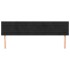 Cabeceros 2 unidades de terciopelo negro 80x5x78/88