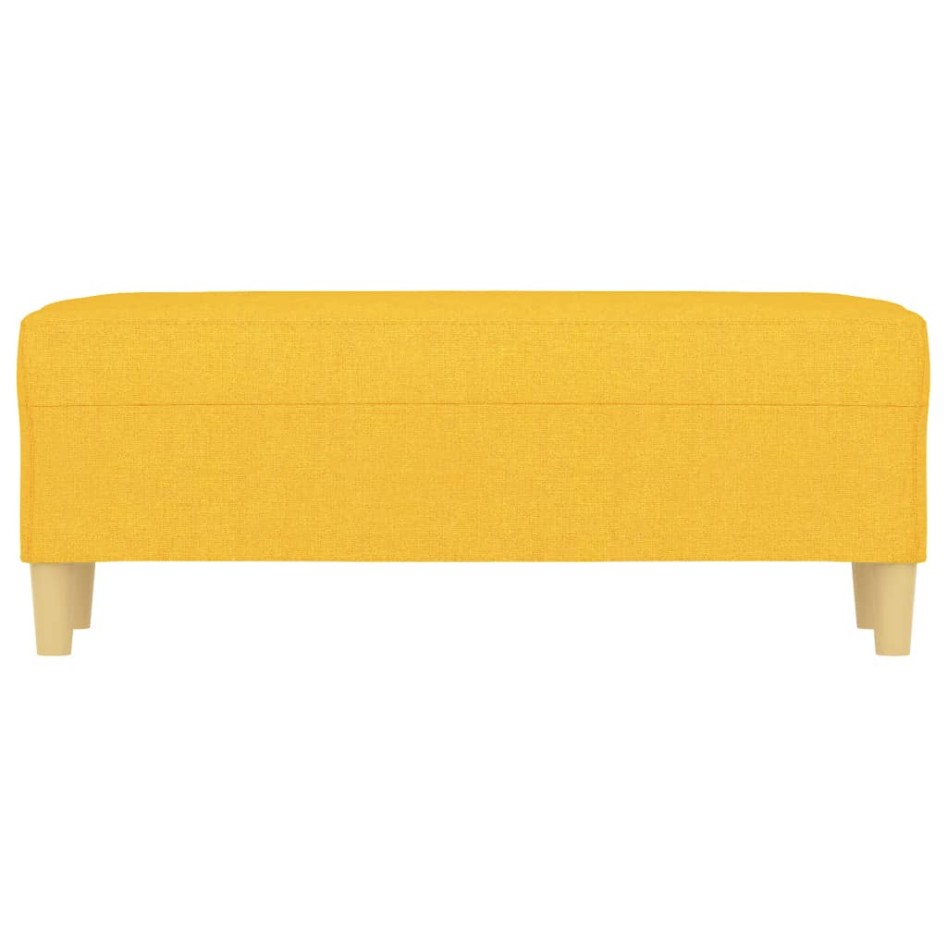 Banco de tela amarillo 100x35x41