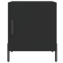 Mesitas de noche 2 uds madera de ingeniería negro 40x40x50