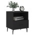 Mesitas de noche 2 uds madera ingeniería negro 40x35x47,5