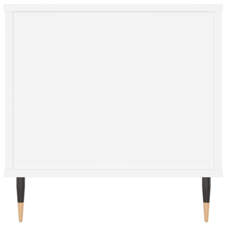 Mesa de centro madera contrachapada blanco 90x44,5x45