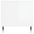 Mesa de centro madera contrachapada blanco brillo 90x44,5x45