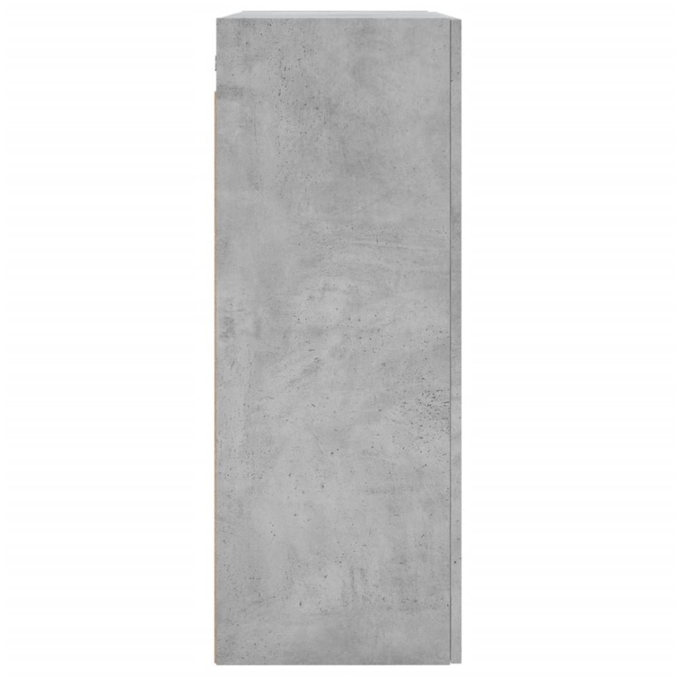 Armario de pared madera ingeniería gris hormigón 69,5x34x90