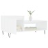 Mesa de centro madera contrachapada blanco 100x50x45