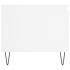 Mesa de centro madera contrachapada blanco 100x50x45