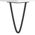 Mesa de centro madera contrachapada blanco 100x50x45