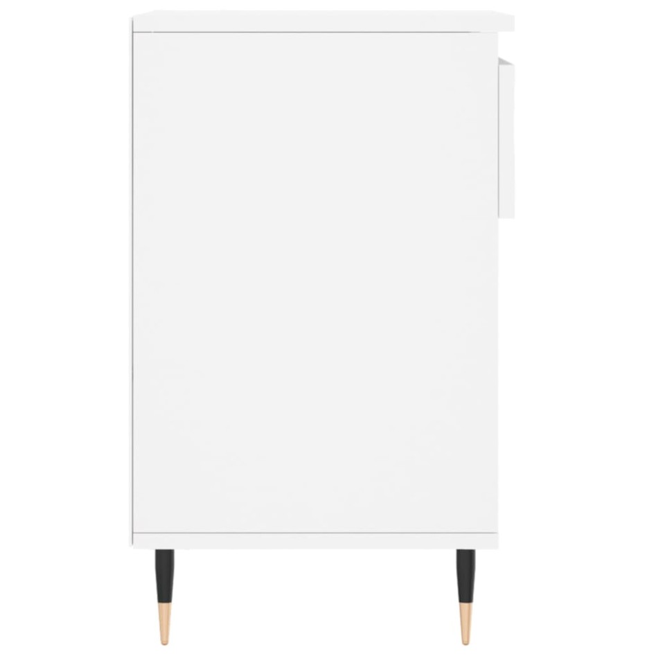 Mueble zapatero madera contrachapada blanco 102x36x60