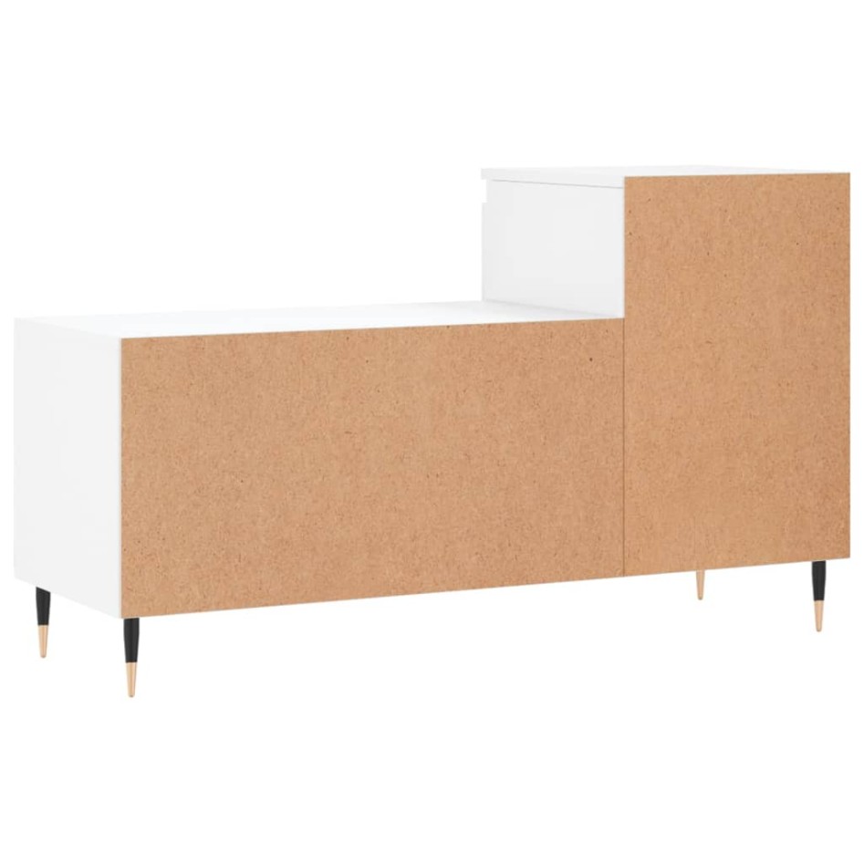 Mueble zapatero madera contrachapada blanco 102x36x60