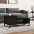 Mesa de centro madera contrachapada negro 100x50x45