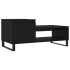 Mesa de centro madera contrachapada negro 100x50x45