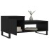Mesa de centro madera contrachapada negro 100x50x45