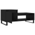 Mesa de centro madera contrachapada negro 100x50x45