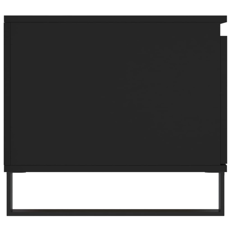 Mesa de centro madera contrachapada negro 100x50x45