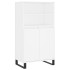 Aparador alto madera contrachapada blanco 60x36x110