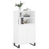 Aparador alto madera contrachapada blanco 60x36x110
