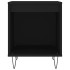 Mesitas de noche 2 uds madera de ingeniería negro 40x35x50