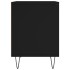 Mesitas de noche 2 uds madera de ingeniería negro 40x35x50