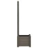 Jardinera con enrejado PP gris antracita 43x43x142