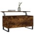 Mesa de centro madera contrachapada roble ahumado 90x44,5x45