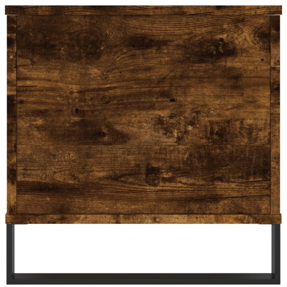 Mesa de centro madera contrachapada roble ahumado 90x44,5x45