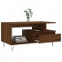 Mesa de centro madera contrachapada roble marrón 90x49x45