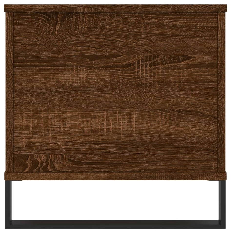 Mesa de centro madera contrachapada roble marrón 90x44,5x45