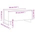 Mesa de centro madera contrachapada roble marrón 90x44,5x45