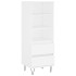 Aparador alto madera contrachapada blanco 40x36x110