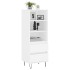 Aparador alto madera contrachapada blanco 40x36x110