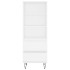 Aparador alto madera contrachapada blanco 40x36x110