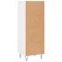 Aparador alto madera contrachapada blanco 40x36x110