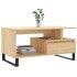Mesa de centro madera contrachapada roble Sonoma 90x49x45
