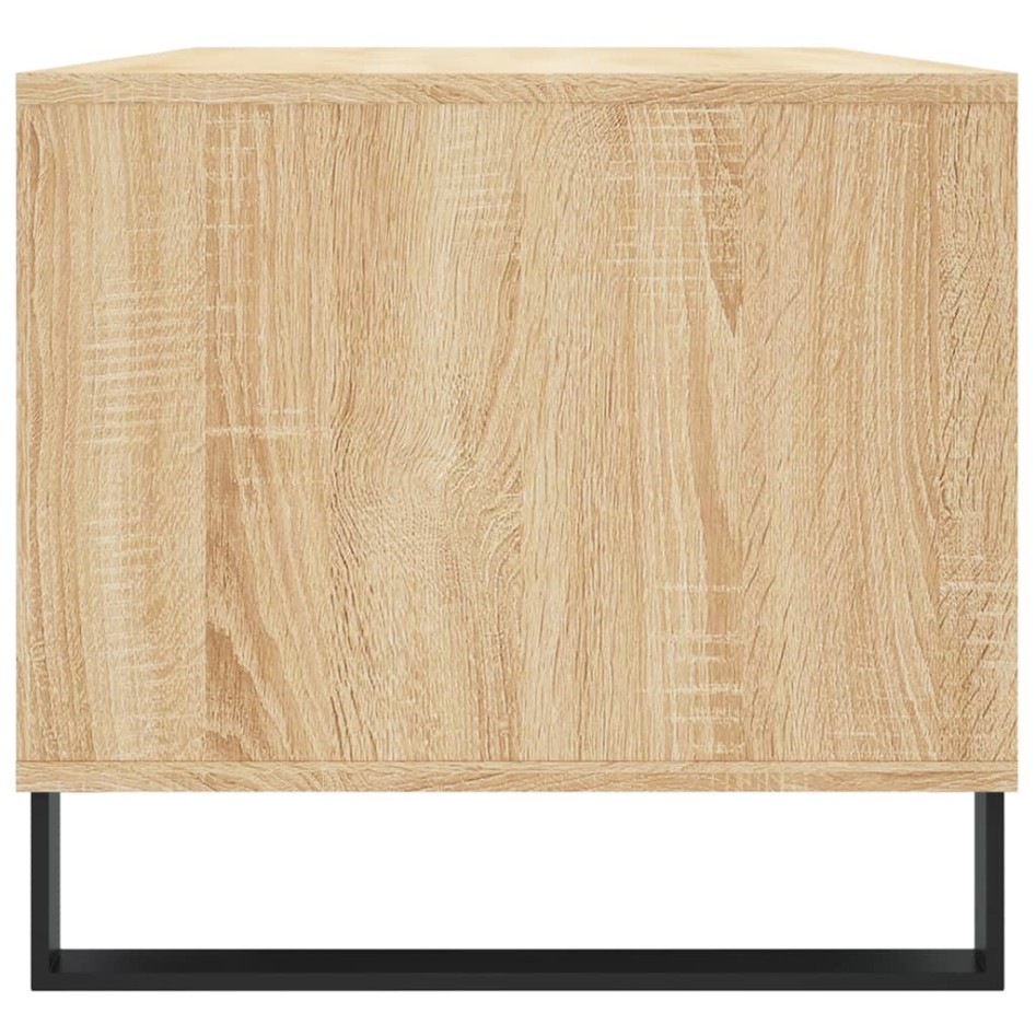 Mesa de centro madera contrachapada roble Sonoma 90x49x45