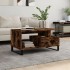 Mesa de centro madera contrachapada roble ahumado 90x49x45