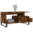 Mesa de centro madera contrachapada roble ahumado 90x49x45