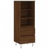 Aparador alto madera contrachapada roble marrón 40x36x110