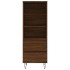 Aparador alto madera contrachapada roble marrón 40x36x110