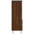 Aparador alto madera contrachapada roble marrón 40x36x110