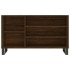 Mueble zapatero madera contrachapada roble marrón 102x36x60