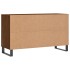 Mueble zapatero madera contrachapada roble marrón 102x36x60